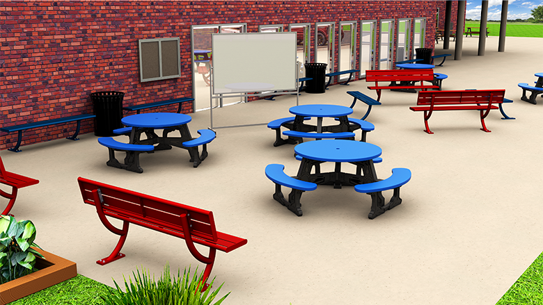 Middle/High School Outdoor Classroom - Overall View